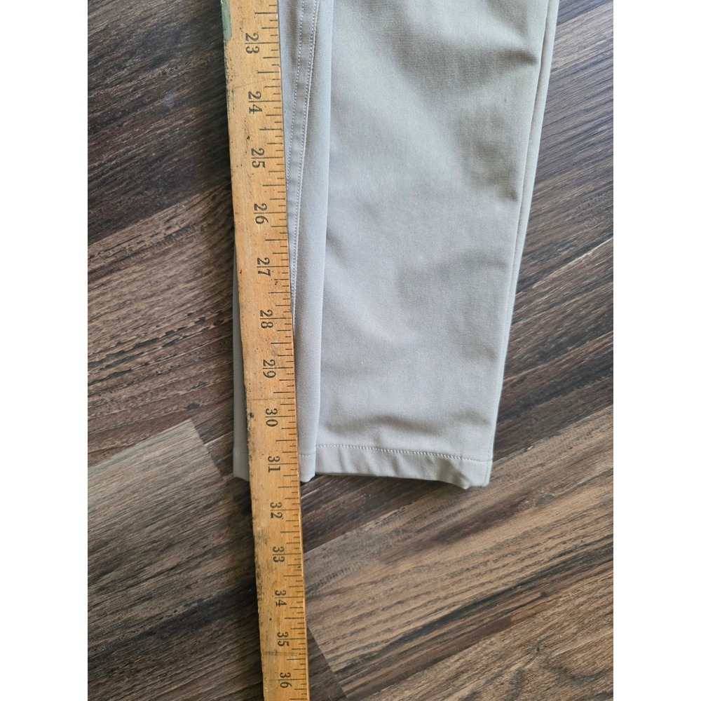 Lululemon Commission Pant Slim 32 Khaki Tan Technical Commuter Trousers Gorpcore - Picture 7 of 8